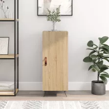   vidaXL sonoma tölgy színű szerelt fa tálalóasztal 34,5 x 34 x 90 cm