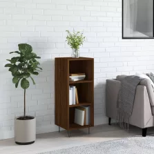   vidaXL barna tölgyszínű szerelt fa tálalószekrény 34,5 x 32,5 x 90 cm