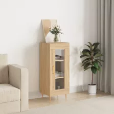   vidaXL sonoma tölgy színű szerelt fa tálalóasztal 34,5 x 34 x 90 cm
