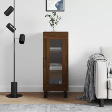   vidaXL barna tölgy színű szerelt fa tálalószekrény 34,5 x 34 x 90 cm