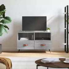   vidaXL szürke sonoma színű szerelt fa TV-szekrény 80x36x50 cm