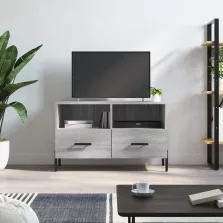   vidaXL szürke sonoma színű szerelt fa TV-szekrény 80x36x50 cm