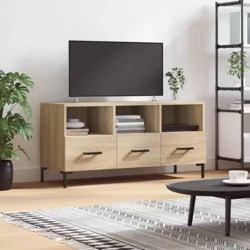 vidaXL sonoma tölgy színű szerelt fa TV-szekrény 102 x 36 x 50 cm