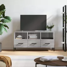   vidaXL szürke sonoma színű szerelt fa TV-szekrény 102 x 36 x 50 cm