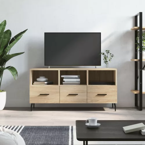 vidaXL sonoma tölgy színű szerelt fa TV-szekrény 102 x 36 x 50 cm