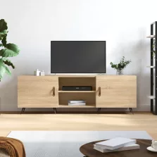   vidaXL sonoma tölgyszínű szerelt fa TV-szekrény 150x30x50 cm