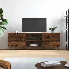   vidaXL füstös tölgy színű szerelt fa TV-szekrény 150 x 30 x 44,5 cm