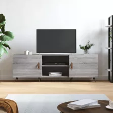   vidaXL szürke sonoma színű szerelt fa TV-szekrény 150x30x50 cm