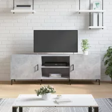vidaXL betonszürke szerelt fa TV-szekrény 150 x 30 x 50 cm