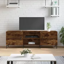   vidaXL füstös tölgy színű szerelt fa TV-szekrény 150 x 30 x 44,5 cm