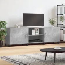 vidaXL betonszürke szerelt fa TV-szekrény 150 x 30 x 50 cm