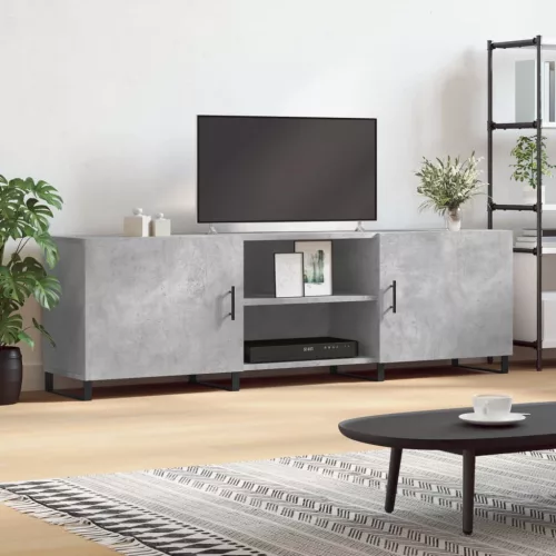 vidaXL betonszürke szerelt fa TV-szekrény 150 x 30 x 50 cm