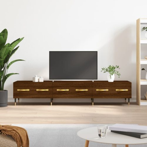 vidaXL barna tölgyszínű szerelt fa TV-szekrény 150 x 36 x 50 cm