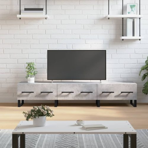 vidaXL betonszürke szerelt fa TV-szekrény 150 x 36 x 50 cm