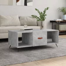   vidaXL betonszürke szerelt fa dohányzóasztal 102 x 50 x 40 cm