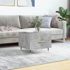   vidaXL betonszürke szerelt fa dohányzóasztal 50 x 50 x 40 cm