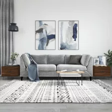  vidaXL 2 db barna tölgy szerelt fa dohányzóasztal 50 x 50 x 40 cm