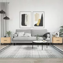   vidaXL 2 db sonoma tölgy szerelt fa dohányzóasztal 50 x 50 x 40 cm