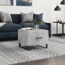   vidaXL betonszürke szerelt fa dohányzóasztal 50 x 50 x 40 cm