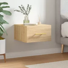   vidaXL sonoma tölgy színű falra szerelhető éjjeliszekrény 35x35x20 cm