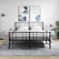   vidaXL 2 db fehér falra szerelhető éjjeliszekrény 35x35x20 cm