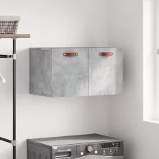   vidaXL betonszürke szerelt fa faliszekrény 60 x 36,5 x 35 cm