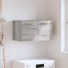   vidaXL szürke sonoma színű szerelt fa faliszekrény 60 x 36,5 x 35 cm
