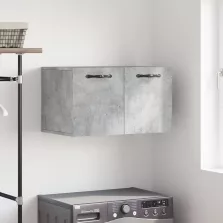   vidaXL betonszürke szerelt fa faliszekrény 60 x 36,5 x 35 cm