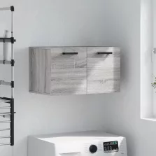   vidaXL szürke sonoma színű szerelt fa faliszekrény 60 x 36,5 x 35 cm
