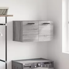   vidaXL szürke sonoma színű szerelt fa faliszekrény 60 x 36,5 x 35 cm