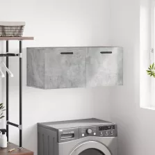   vidaXL betonszürke szerelt fa faliszekrény 80 x 36,5 x 35 cm