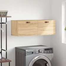  vidaXL sonoma tölgy színű szerelt fa faliszekrény 100 x 36,5 x 35 cm