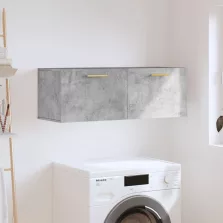   vidaXL betonszürke szerelt fa faliszekrény 100 x 36,5 x 35 cm