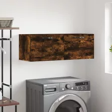   vidaXL füstös tölgy színű szerelt fa faliszekrény 100 x 36,5 x 35 cm