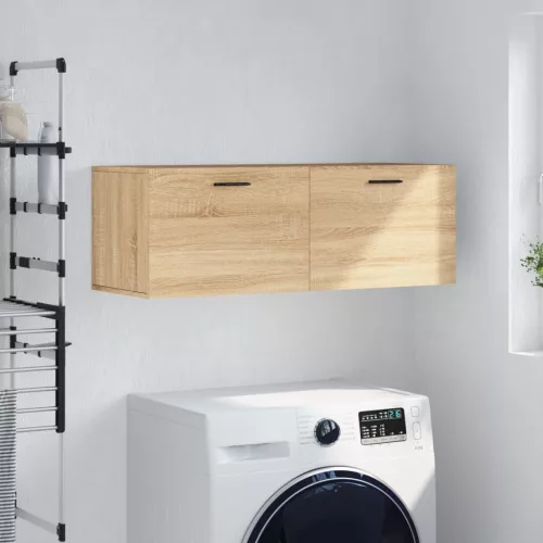 vidaXL sonoma tölgy színű szerelt fa faliszekrény 100 x 36,5 x 35 cm