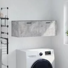   vidaXL betonszürke szerelt fa faliszekrény 100 x 36,5 x 35 cm