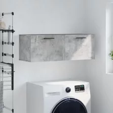   vidaXL betonszürke szerelt fa faliszekrény 100 x 36,5 x 35 cm