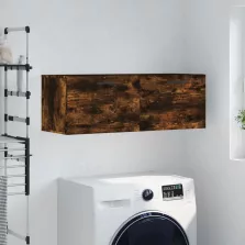   vidaXL füstös tölgy színű szerelt fa faliszekrény 100 x 36,5 x 35 cm