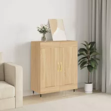   vidaXL sonoma tölgy színű szerelt fa tálalószekrény 69,5 x 34 x 90 cm