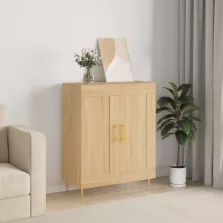   vidaXL sonoma tölgy színű szerelt fa tálalószekrény 69,5 x 34 x 90 cm