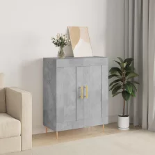   vidaXL betonszürke szerelt fa tálalószekrény 69,5 x 34 x 90 cm