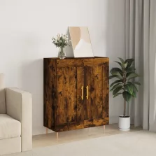   vidaXL füstös tölgy színű szerelt fa tálalószekrény 69,5 x 34 x 90 cm