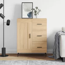   vidaXL sonoma tölgy színű szerelt fa tálalószekrény 69,5 x 34 x 90 cm