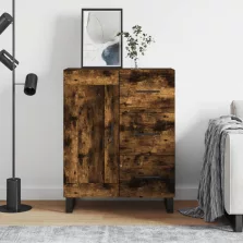   vidaXL füstös tölgy színű szerelt fa tálalószekrény 69,5 x 34 x 90 cm