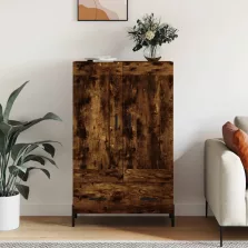   vidaXL füstös tölgy színű szerelt fa magasszekrény 69,5 x 31 x 115 cm