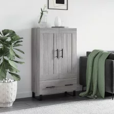   vidaXL szürke sonoma szerelt fa magasszekrény 69,5 x 31 x 115 cm