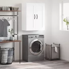 vidaXL fehér szerelt fa fali szekrény 69,5 x 34 x 90 cm