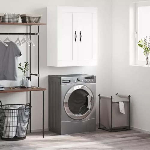 vidaXL fehér szerelt fa fali szekrény 69,5 x 34 x 90 cm