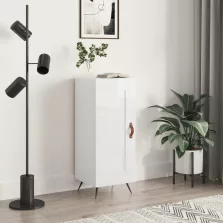  vidaXL magasfényű fehér szerelt fa tálalószekrény 34,5 x 34 x 90 cm