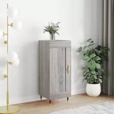   vidaXL szürke sonoma színű szerelt fa tálalószekrény 34,5 x 34 x 90 cm